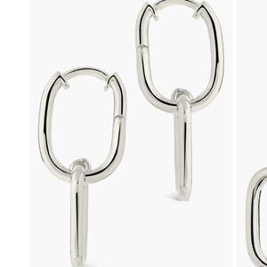 Sterling Forever Talani Link Drop Earrings